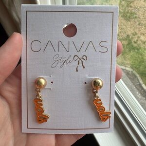 Canvas Style Gold 'Vols' Earrings
